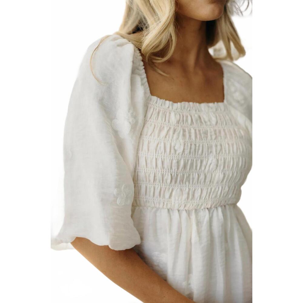 NEW MIKAROSE scotlynn dress in macadamia - Picture 3 of 5